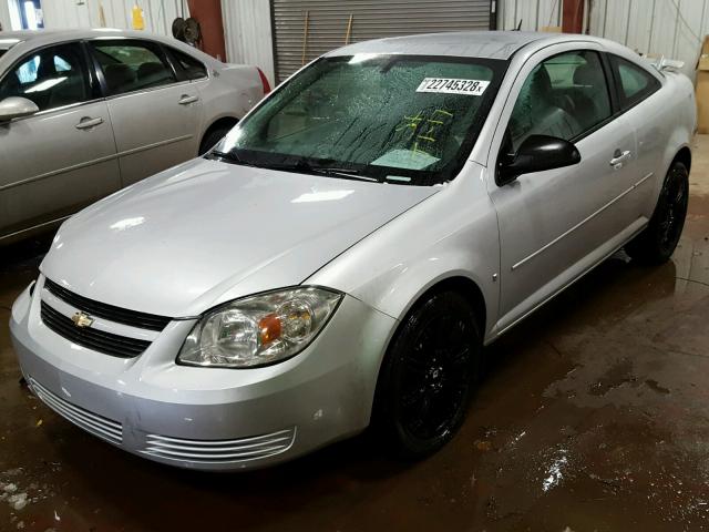 1G1AS18H197138156 - 2009 CHEVROLET COBALT LS GRAY photo 2