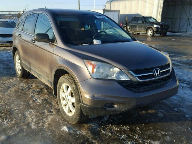 5J6RE4H38BL805612 - 2011 HONDA CR-V LX BROWN photo 1