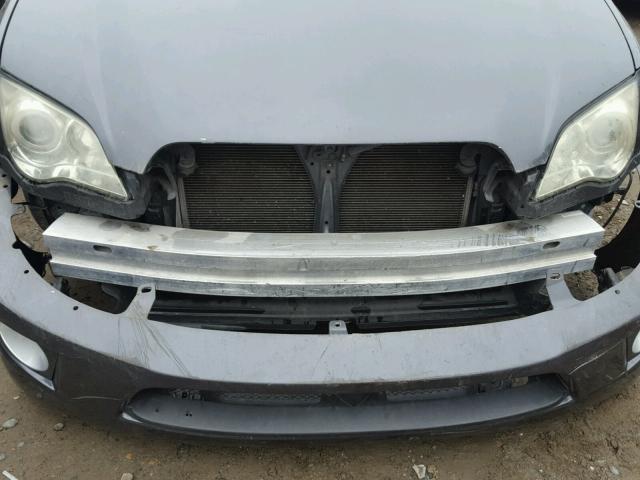 4S3BL676784211956 - 2008 SUBARU LEGACY GT GRAY photo 9