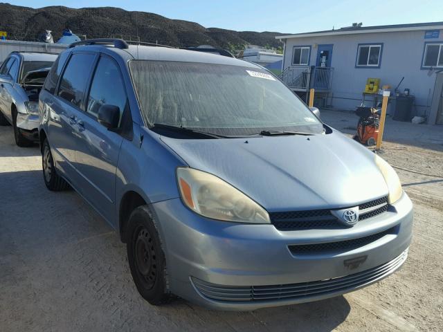 5TDZA23C44S174243 - 2004 TOYOTA SIENNA CE BLUE photo 1