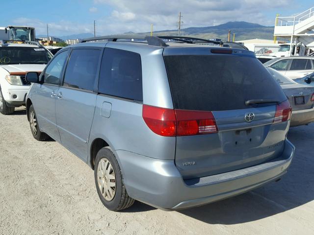 5TDZA23C44S174243 - 2004 TOYOTA SIENNA CE BLUE photo 3