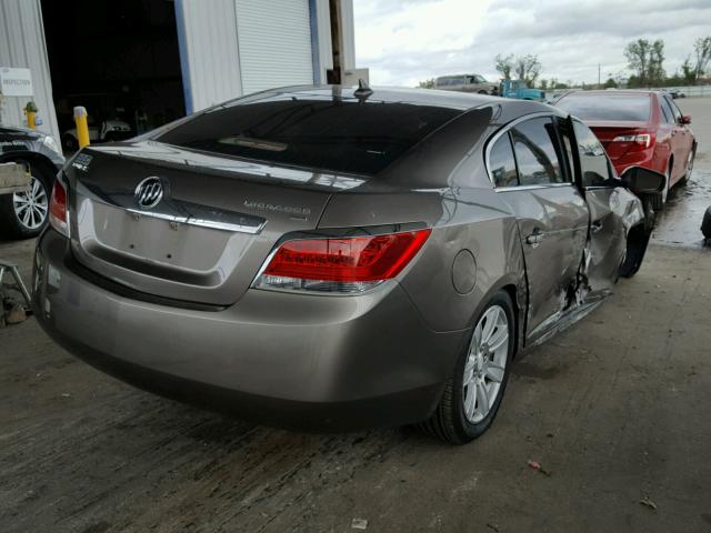 1G4GC5ED2BF300228 - 2011 BUICK LACROSSE C TAN photo 4