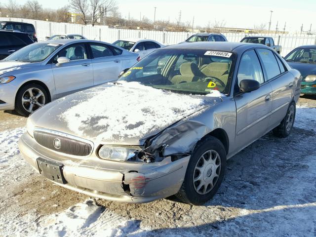 2G4WS52J031124202 - 2003 BUICK CENTURY CU TAN photo 2