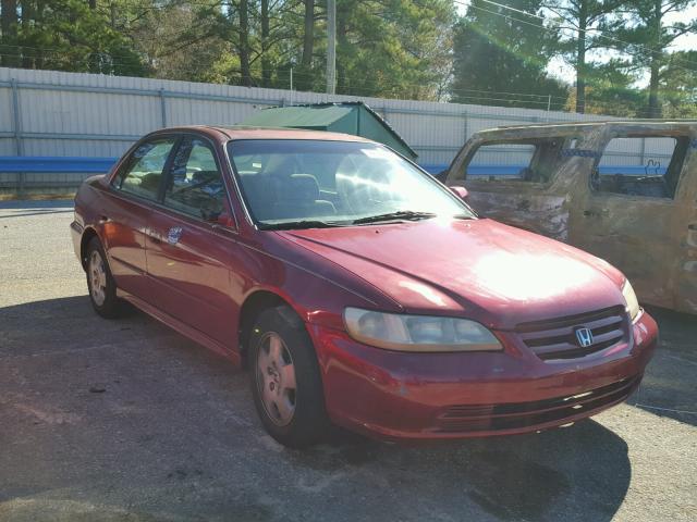 1HGCG165X2A016626 - 2002 HONDA ACCORD EX RED photo 1