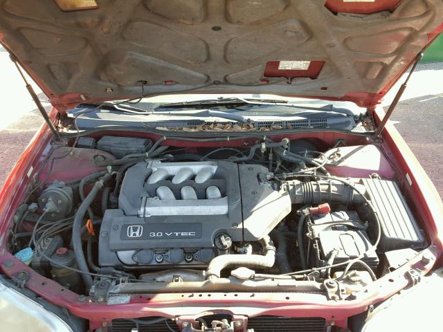 1HGCG165X2A016626 - 2002 HONDA ACCORD EX RED photo 7