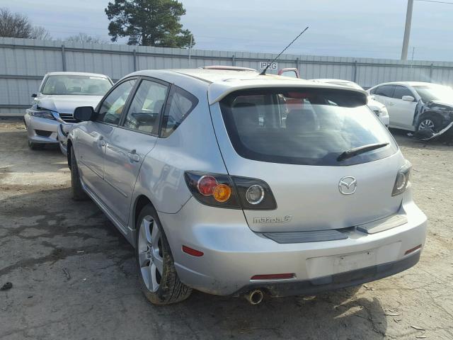 JM1BK343651222049 - 2005 MAZDA 3 HATCHBAC SILVER photo 3