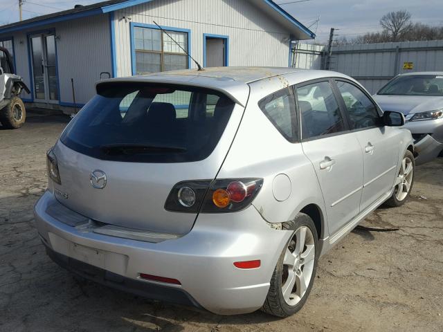 JM1BK343651222049 - 2005 MAZDA 3 HATCHBAC SILVER photo 4