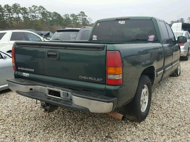 2GCEC19V821343972 - 2002 CHEVROLET SILVERADO GREEN photo 4