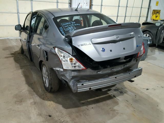 3N1CN7AP0EL846418 - 2014 NISSAN VERSA S CHARCOAL photo 3