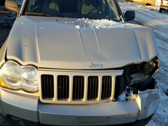 1J4PR4GK0AC114500 - 2010 JEEP GRAND CHER SILVER photo 7