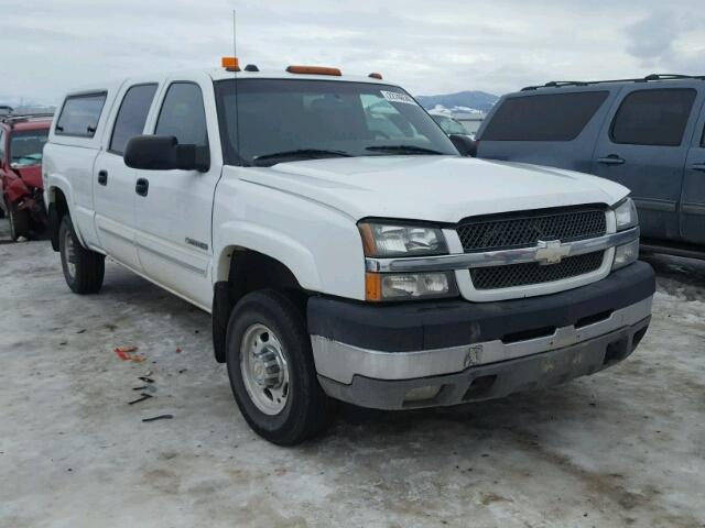 1GCHK23U64F174973 - 2004 CHEVROLET SILVERADO WHITE photo 1