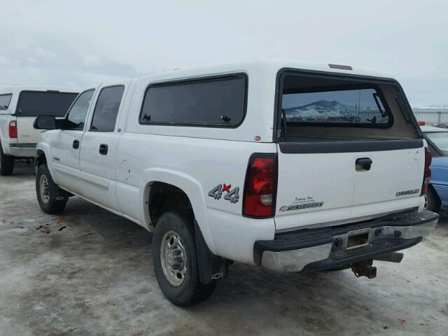 1GCHK23U64F174973 - 2004 CHEVROLET SILVERADO WHITE photo 3