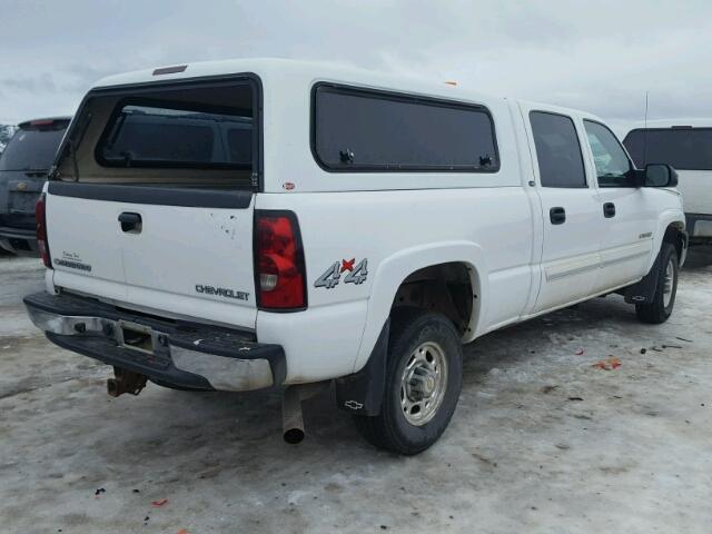 1GCHK23U64F174973 - 2004 CHEVROLET SILVERADO WHITE photo 4