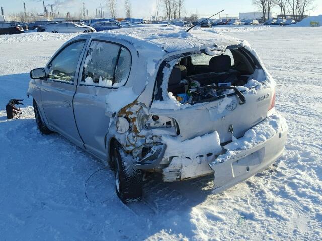 JTDKT123950092083 - 2005 TOYOTA ECHO SILVER photo 3