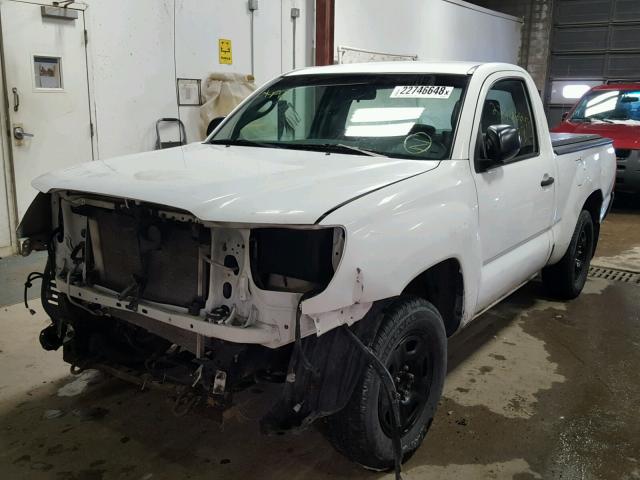 5TENX22N58Z531664 - 2008 TOYOTA TACOMA WHITE photo 2