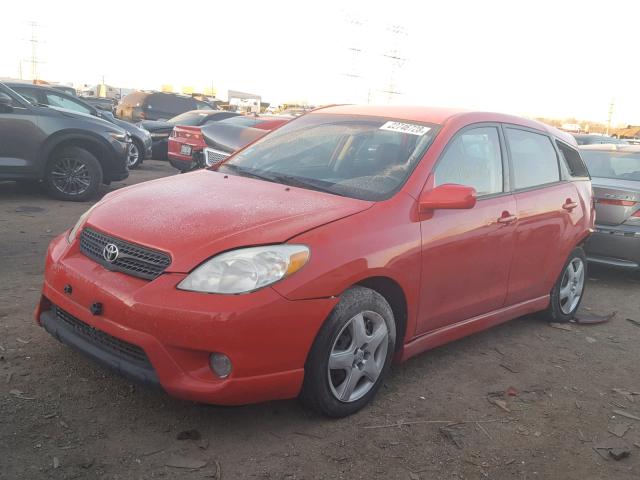 2T1KR32E26C554521 - 2006 TOYOTA COROLLA MA RED photo 2