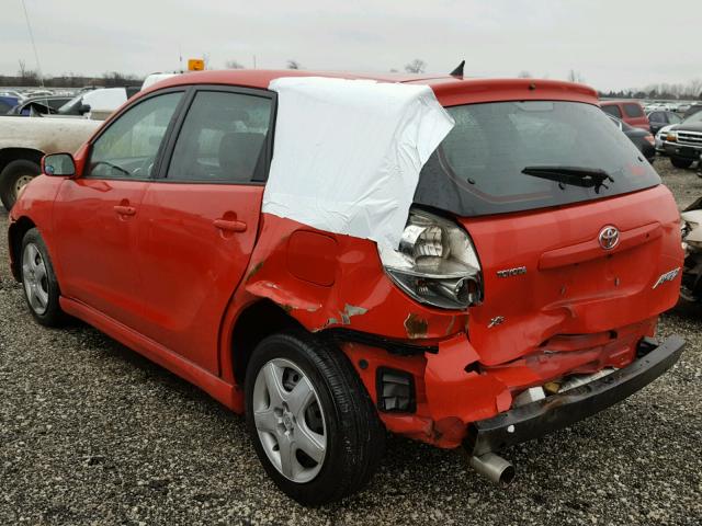 2T1KR32E26C554521 - 2006 TOYOTA COROLLA MA RED photo 3