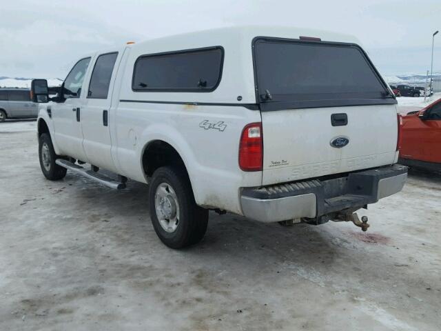 1FTSW2BY9AEB34399 - 2010 FORD F250 SUPER WHITE photo 3
