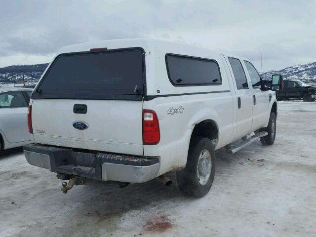 1FTSW2BY9AEB34399 - 2010 FORD F250 SUPER WHITE photo 4