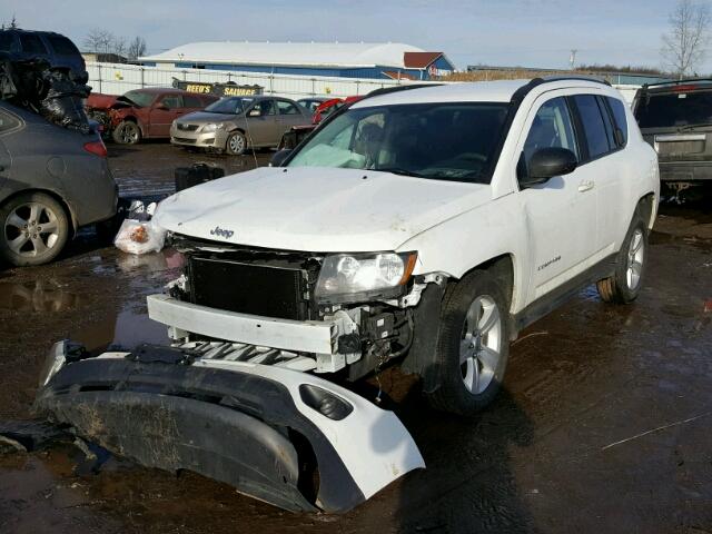 1C4NJDBB4GD797204 - 2016 JEEP COMPASS SP WHITE photo 2