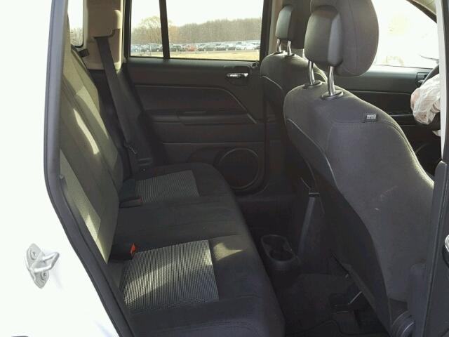 1C4NJDBB4GD797204 - 2016 JEEP COMPASS SP WHITE photo 6