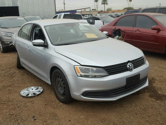 3VWD17AJ5EM244842 - 2014 VOLKSWAGEN JETTA SE SILVER photo 1