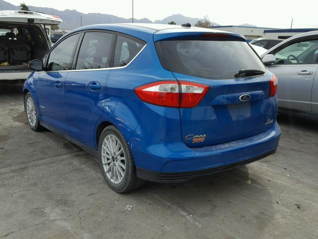 1FADP5BU8EL521831 - 2014 FORD C-MAX SEL BLUE photo 3