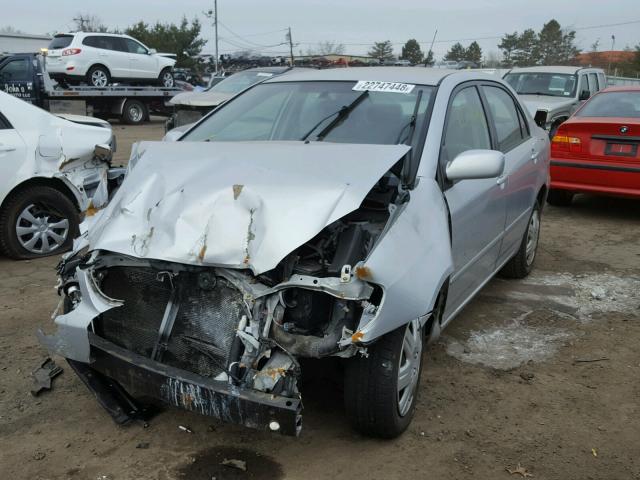 2T1BR32E55C473043 - 2005 TOYOTA COROLLA CE GRAY photo 2