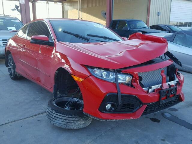 2HGFC3A59HH751636 - 2017 HONDA CIVIC SI RED photo 1