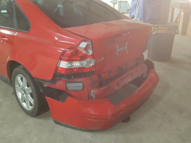 YV1MS382162184794 - 2006 VOLVO S40 2.4I RED photo 9