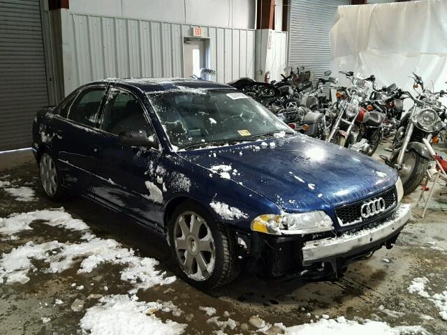 WAUDD68D9YA092681 - 2000 AUDI S4 2.7 QUA BLUE photo 1