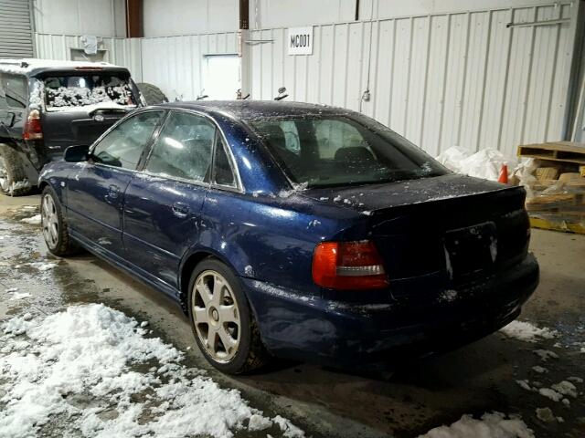 WAUDD68D9YA092681 - 2000 AUDI S4 2.7 QUA BLUE photo 3