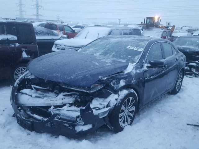 19UUB1F59GA011279 - 2016 ACURA TLX TECH BLUE photo 2