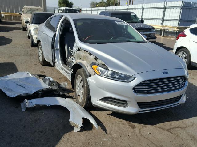 3FA6P0G79DR261289 - 2013 FORD FUSION S SILVER photo 1