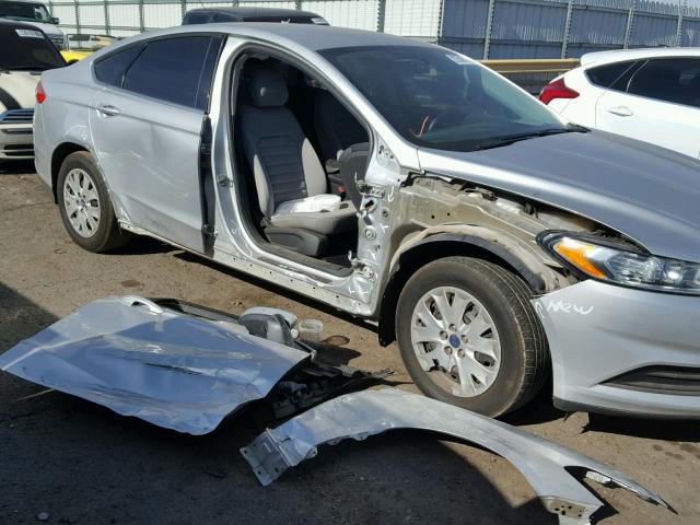 3FA6P0G79DR261289 - 2013 FORD FUSION S SILVER photo 9