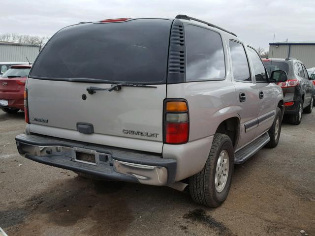 1GNEC13T85J194892 - 2005 CHEVROLET TAHOE C150 SILVER photo 4