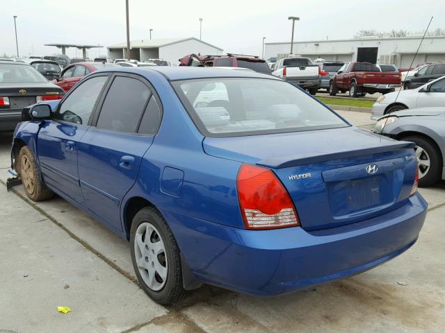 KMHDN46DX6U333453 - 2006 HYUNDAI ELANTRA GL BLUE photo 3