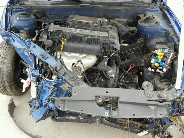 KMHDN46DX6U333453 - 2006 HYUNDAI ELANTRA GL BLUE photo 7