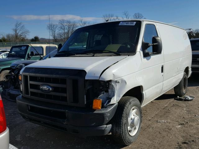 1FTNE14W29DA26729 - 2009 FORD ECONOLINE WHITE photo 2