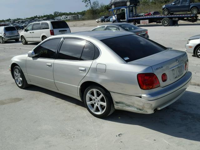 JT8BD69S030189479 - 2003 LEXUS GS 300 SILVER photo 3