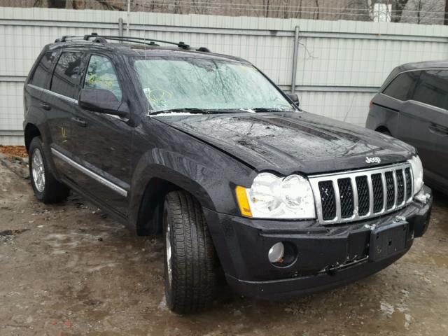 1J8HR68217C563657 - 2007 JEEP GRAND CHER BLACK photo 1