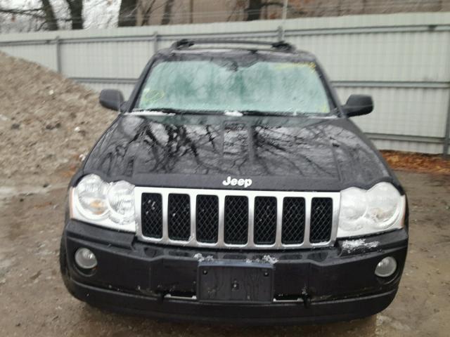 1J8HR68217C563657 - 2007 JEEP GRAND CHER BLACK photo 10