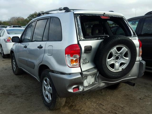 JTEGH20V330089206 - 2003 TOYOTA RAV4 SILVER photo 3