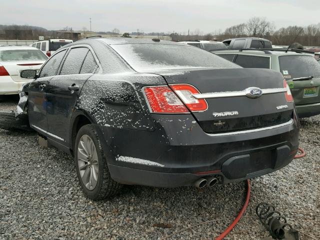 1FAHP2FW6AG142325 - 2010 FORD TAURUS LIM BLACK photo 3