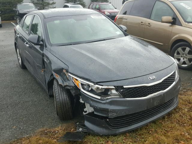 KNAGT4L38G5079835 - 2016 KIA OPTIMA LX GRAY photo 1