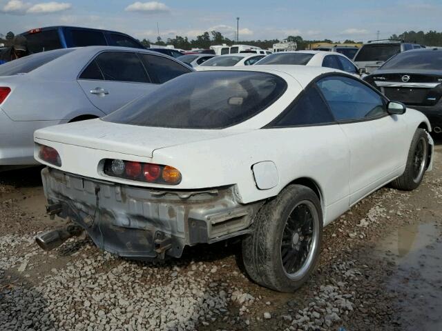 4A3AK34Y9WE077314 - 1998 MITSUBISHI ECLIPSE RS WHITE photo 4