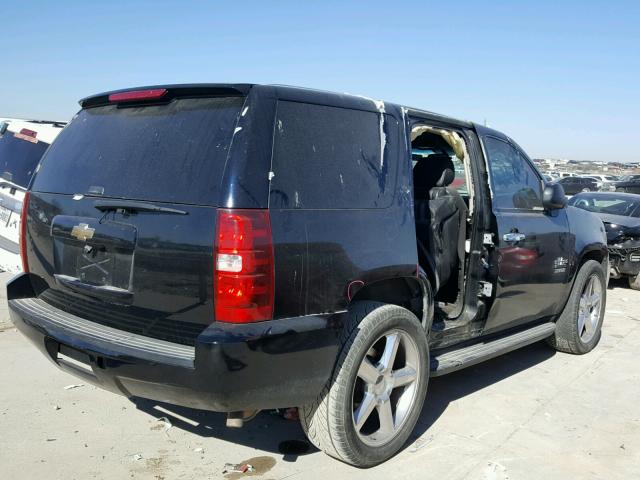 1GNEC03007R416913 - 2007 CHEVROLET TAHOE C150 BLACK photo 4