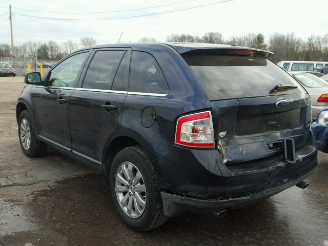 2FMDK39C58BB44014 - 2008 FORD EDGE LIMIT BLACK photo 3