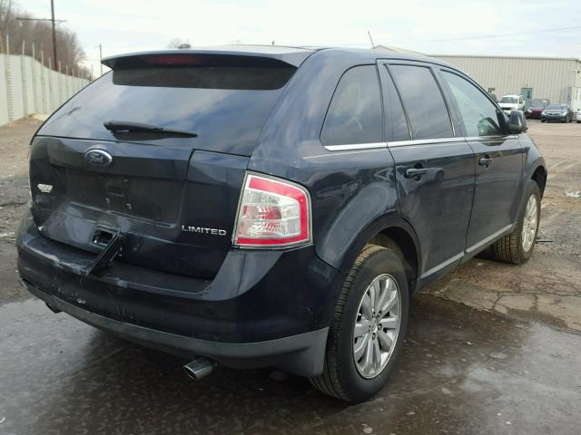 2FMDK39C58BB44014 - 2008 FORD EDGE LIMIT BLACK photo 4