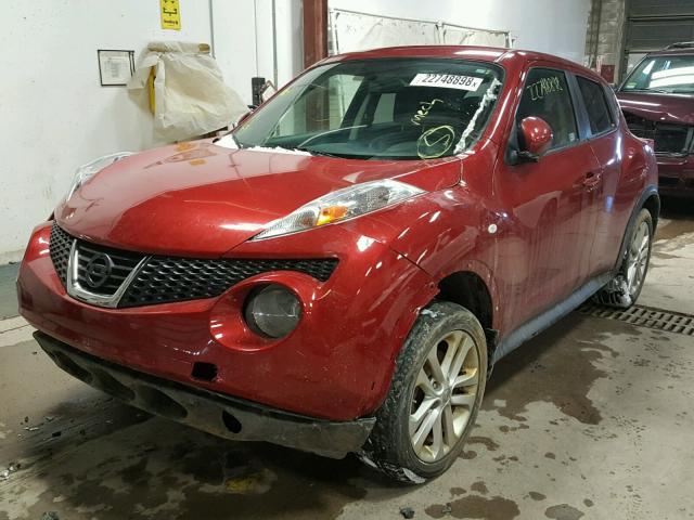 JN8AF5MV5CT121720 - 2012 NISSAN JUKE S MAROON photo 2